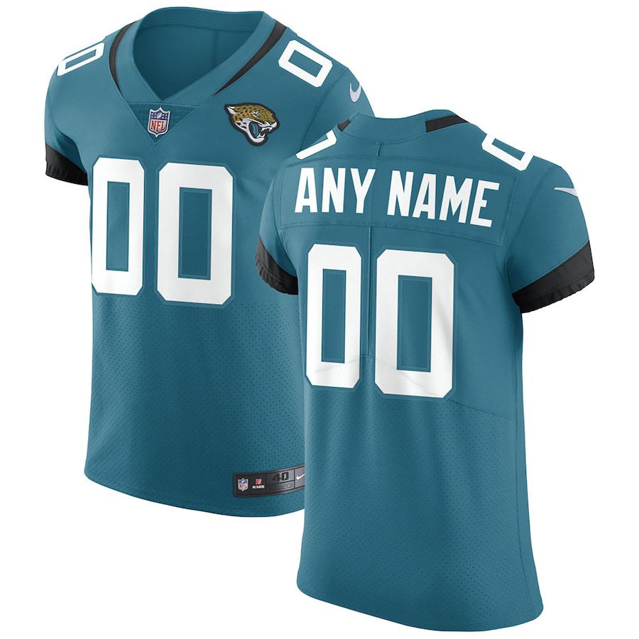 Men Jacksonville Jaguars Nike Green Vapor Untouchable Elite Custom NFL Jersey